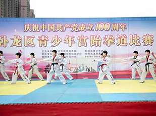 卧龙区青少年宫跆拳道比赛